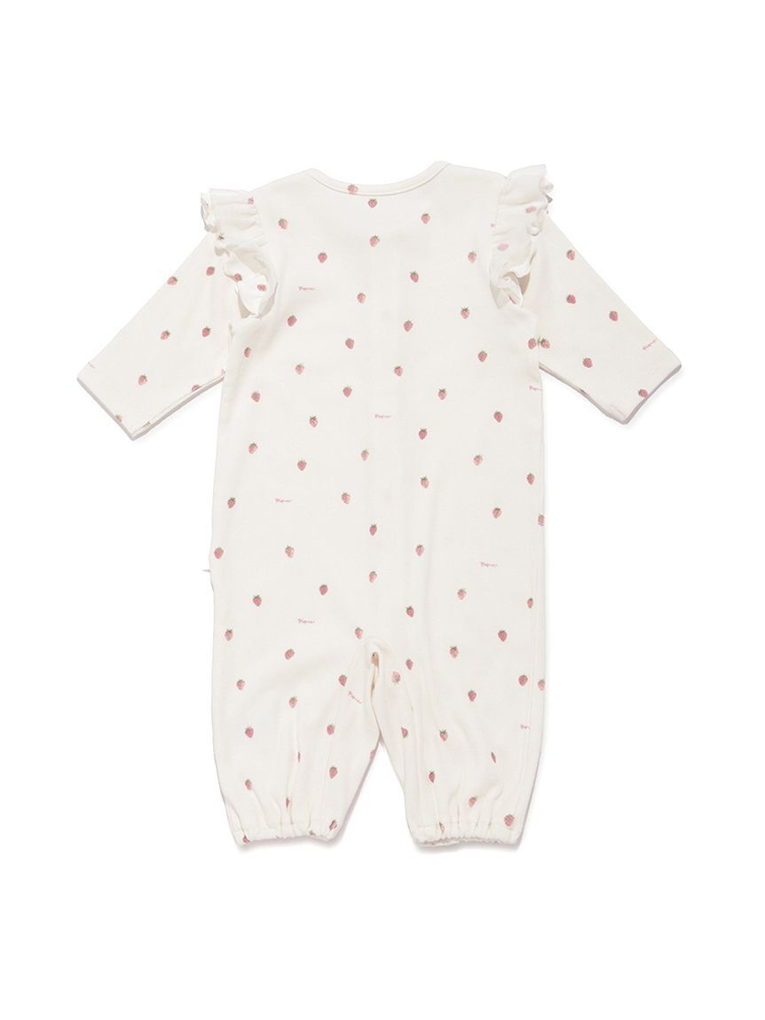GELATO PIQUE KIDS & BABY「【BABY】新生児ストロベリー柄2WAYオール」|ロンパース|