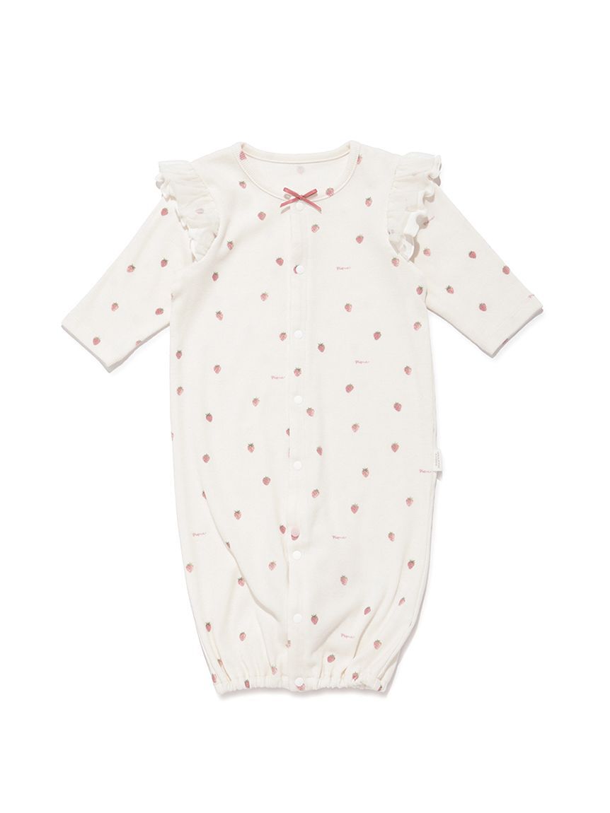 GELATO PIQUE KIDS & BABY「【BABY】新生児ストロベリー柄2WAYオール」|ロンパース|
