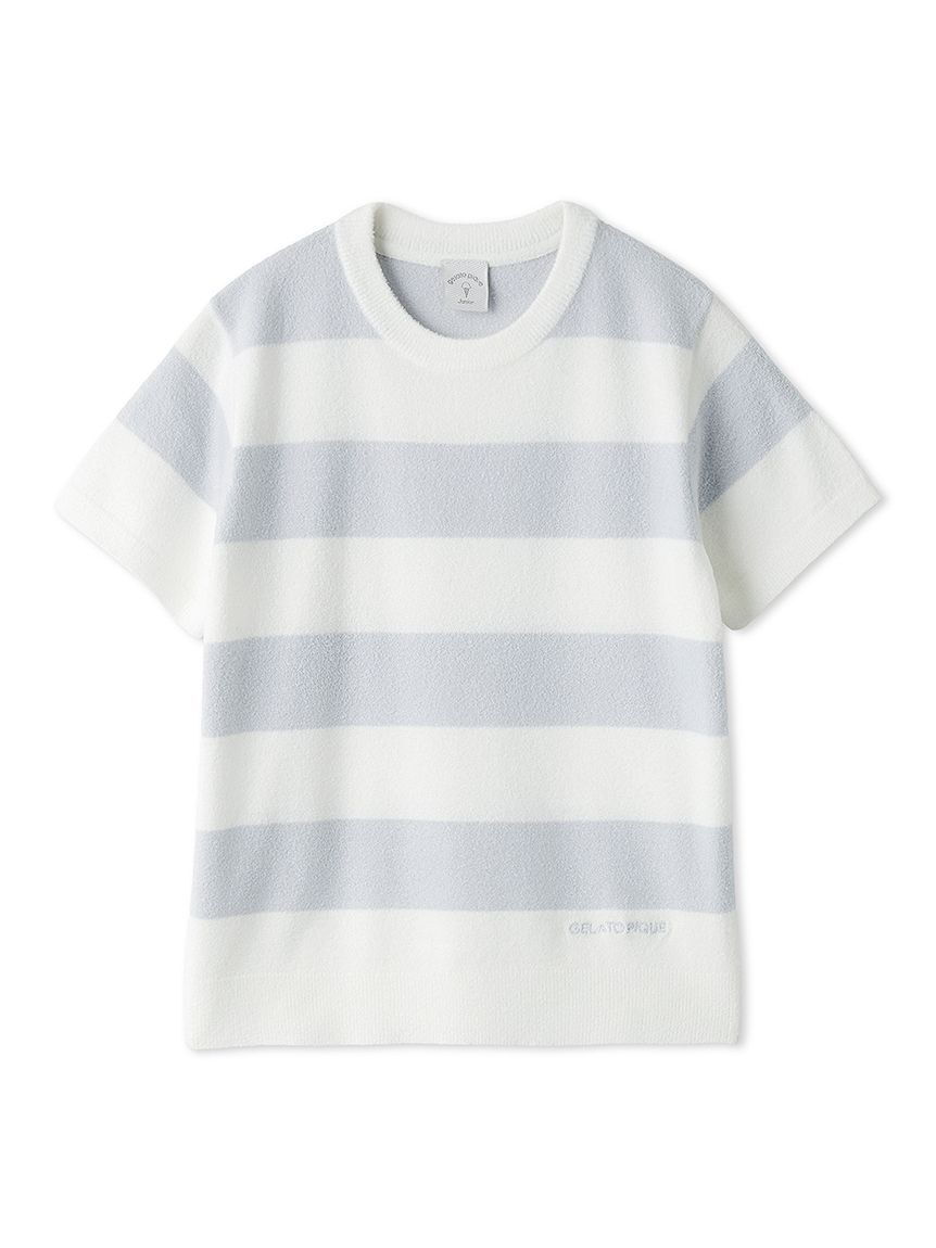 GELATO PIQUE KIDS & BABY「【JUNIOR】スムーズィーlite2ボーダープルオーバー」|プルオーバー|BLU