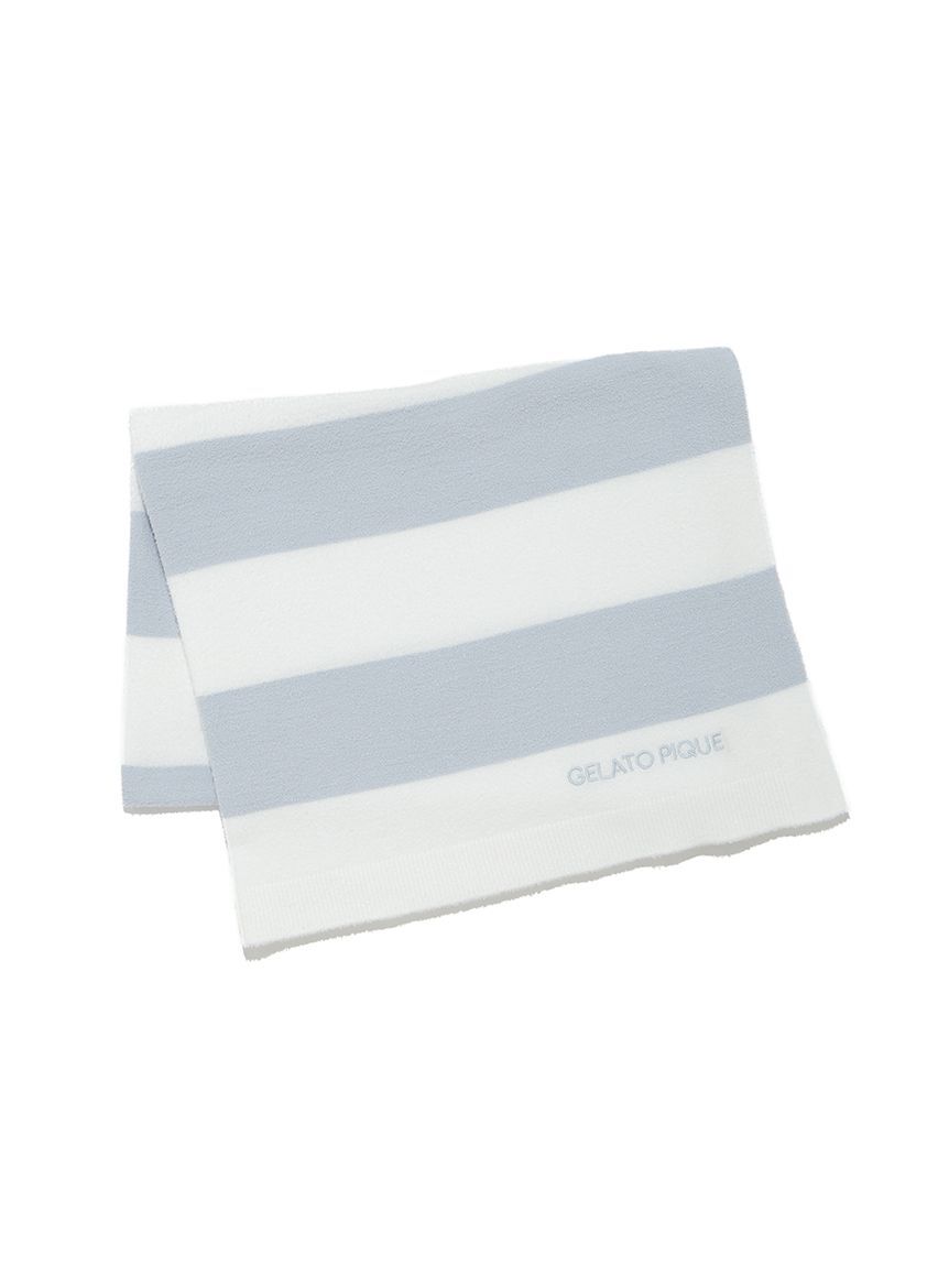 gelato pique「スムーズィーlite2ボーダーブランケット」|ブランケット|BLU