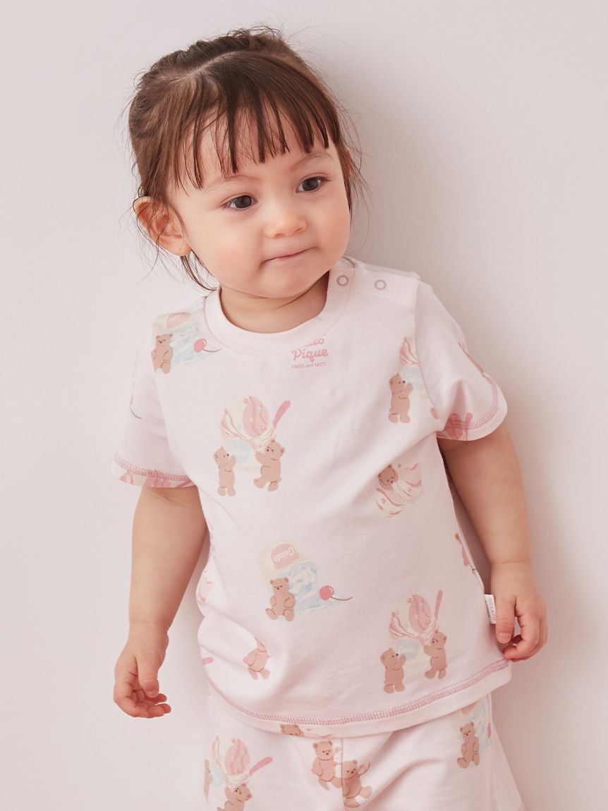 GELATO PIQUE KIDS & BABY「【BABY】アイスクリームベア柄Tシャツ」|その他ベビーウェア|PNK