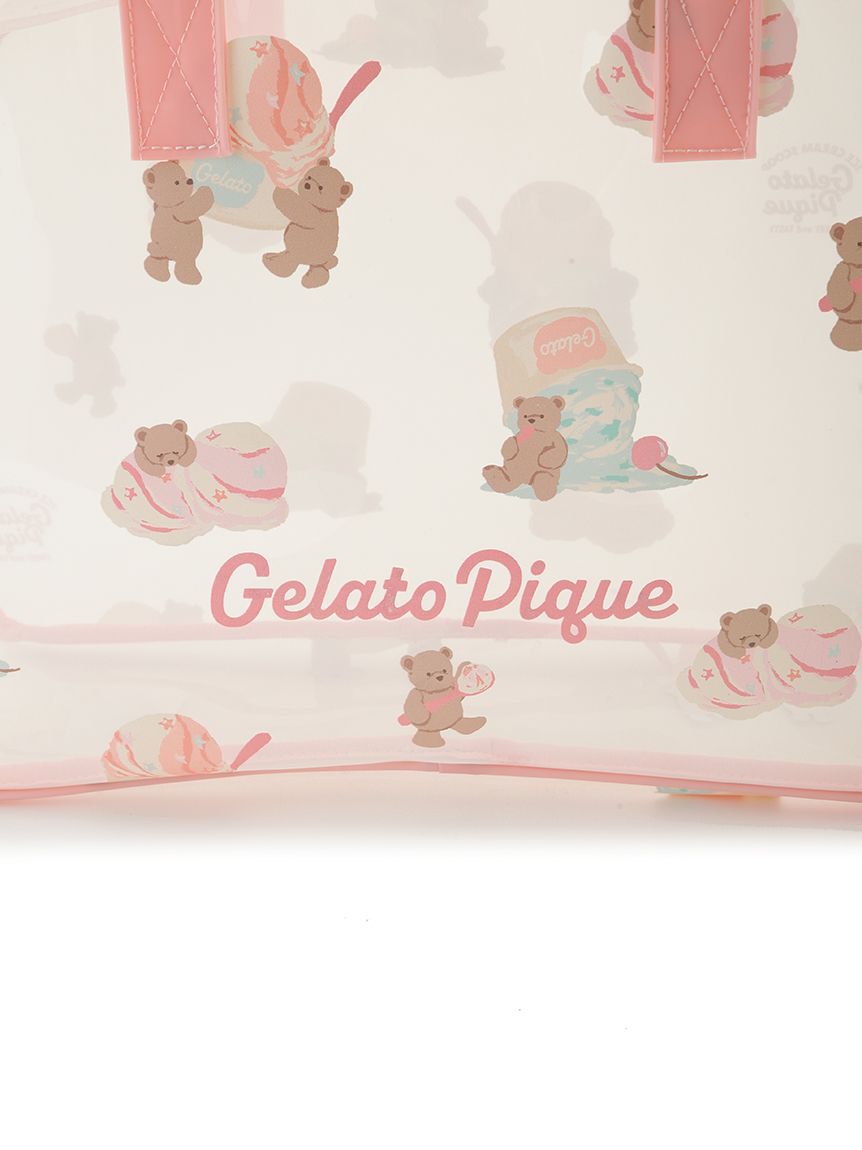 GELATO PIQUE KIDS & BABY「【KIDS】アイスクリームベア柄PVCプールバッグ」|トートバッグ|