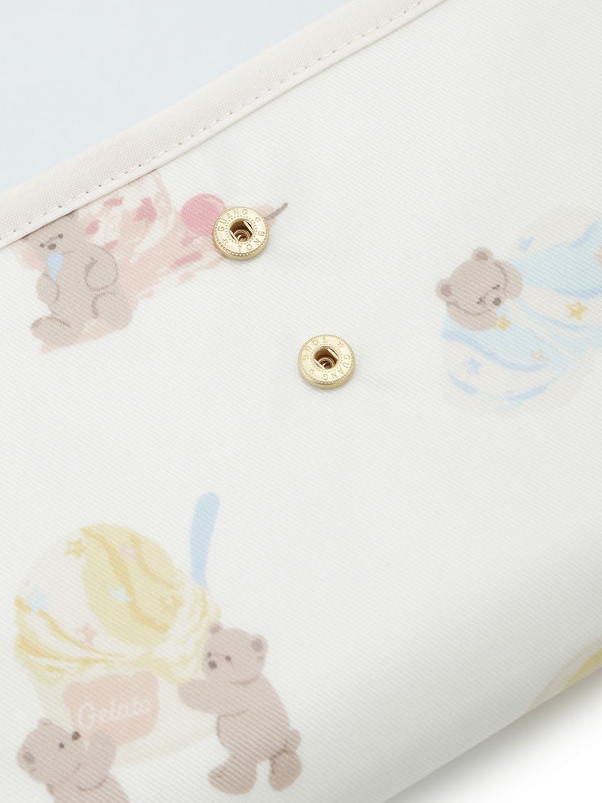 GELATO PIQUE KIDS & BABY「アイスクリームベア柄母子手帳ケースS」|マタニティ・ママグッズ|