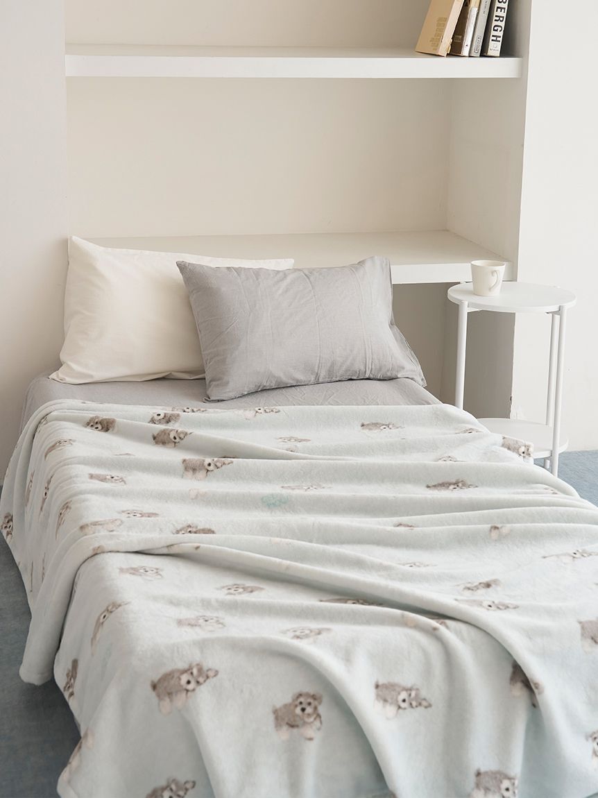 gelato pique Sleep「【Sleep】DOG柄コットン毛布」|その他|