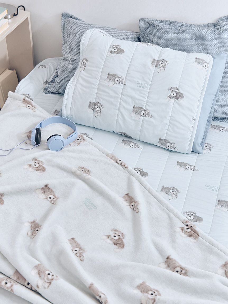 gelato pique Sleep「【Sleep】DOG柄コットン毛布」|その他|