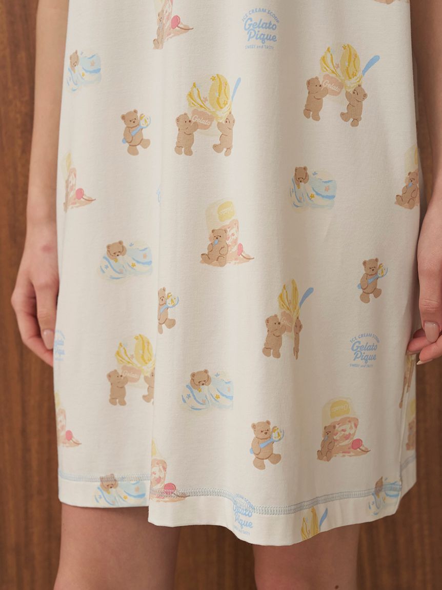 gelato pique「アイスクリームベア柄ワンピース」|ルームウェア|