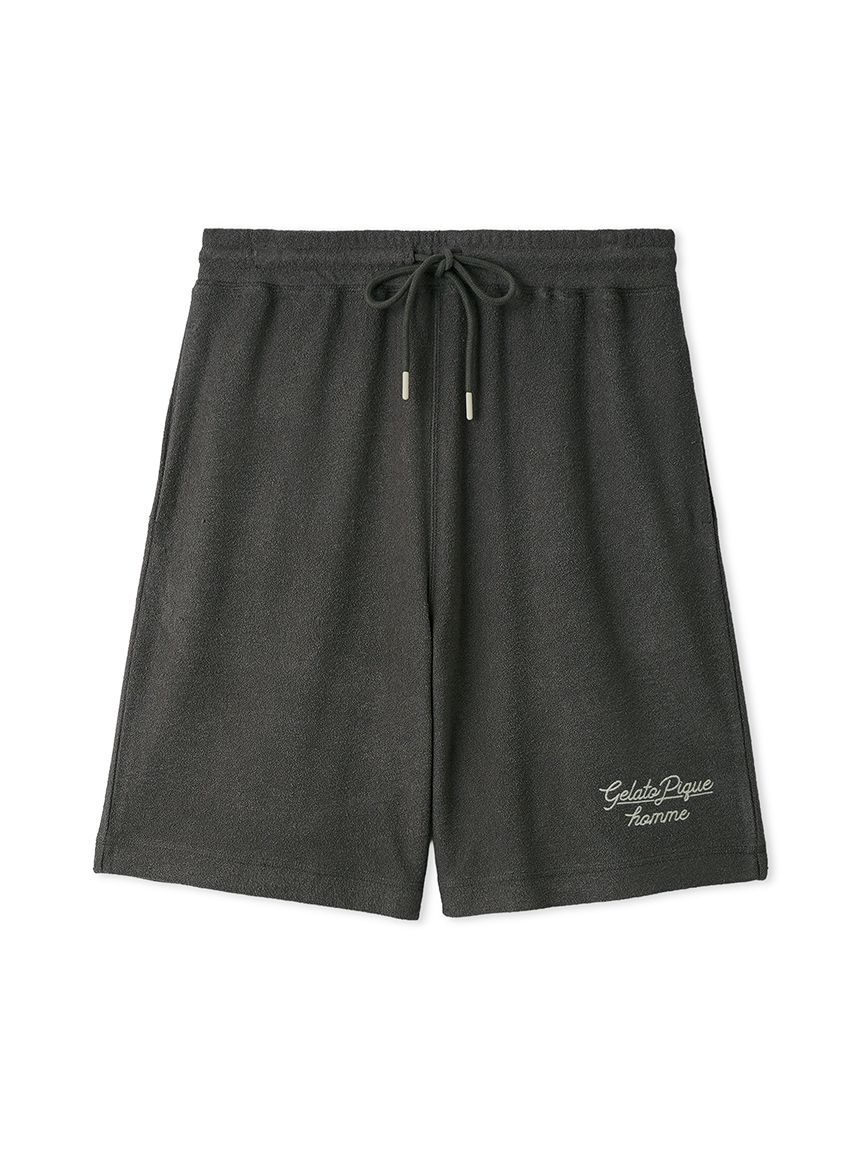 GELATO PIQUE HOMME「【HOMME】【接触冷感】パイルワンポイントロゴ刺繍ハーフパンツ」|その他|DGRY
