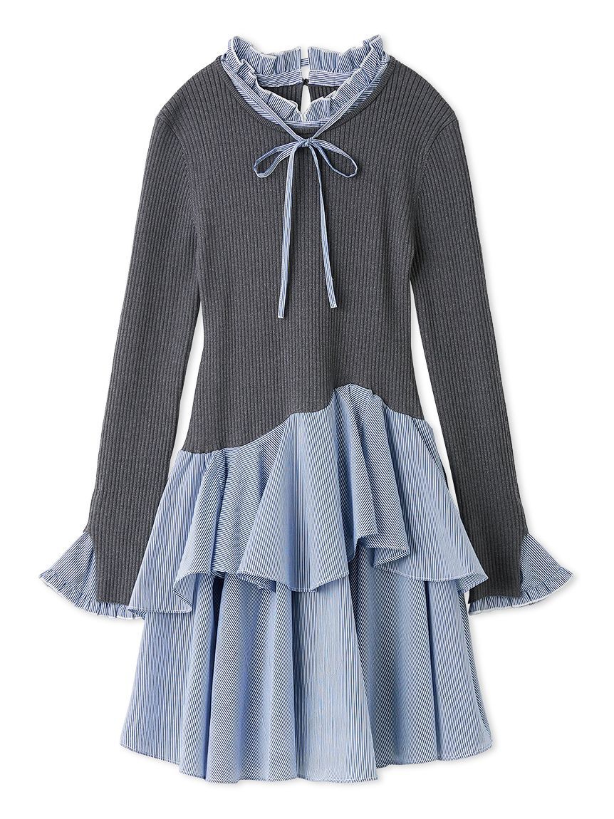 SNIDEL「Sustainableドッキングミニニットワンピース」|ワンピース|