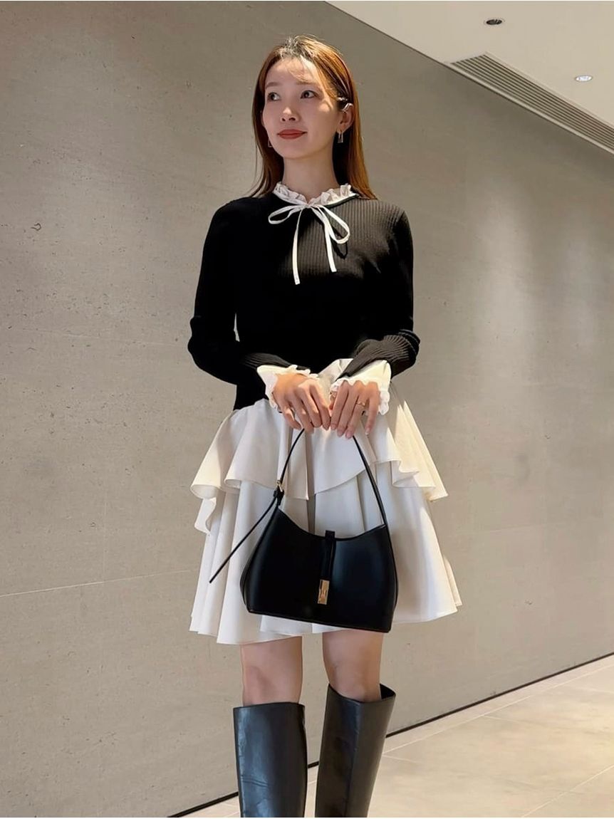 SNIDEL「Sustainableドッキングミニニットワンピース」|ワンピース|