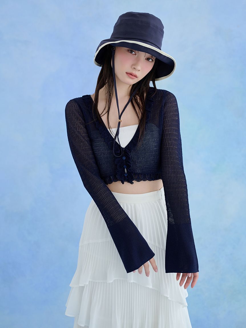 SNIDEL「Sustainableプリーツティアードスカート」|スカート|