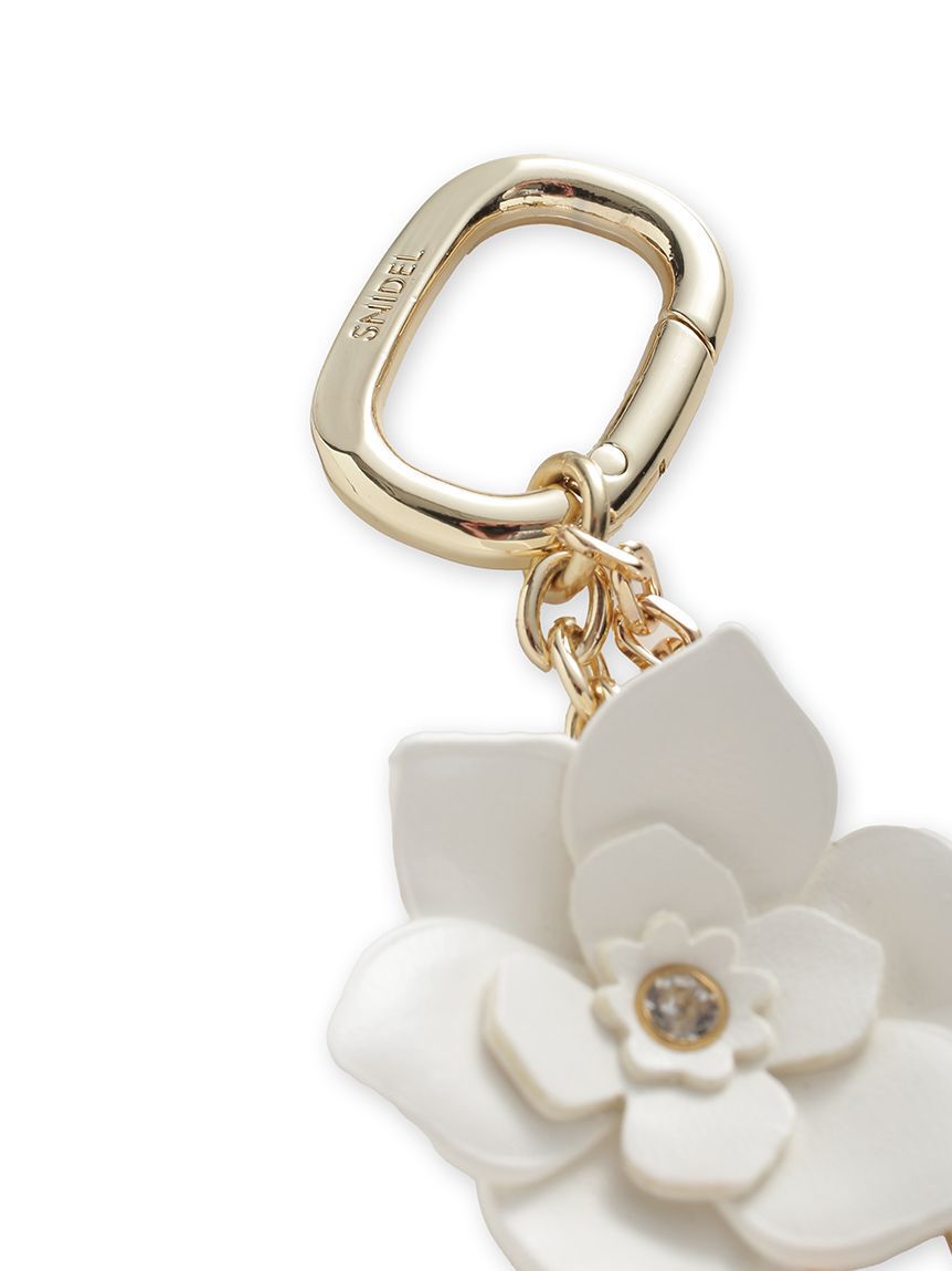 SNIDEL「フラワーブルームチャーム」|キーケース|