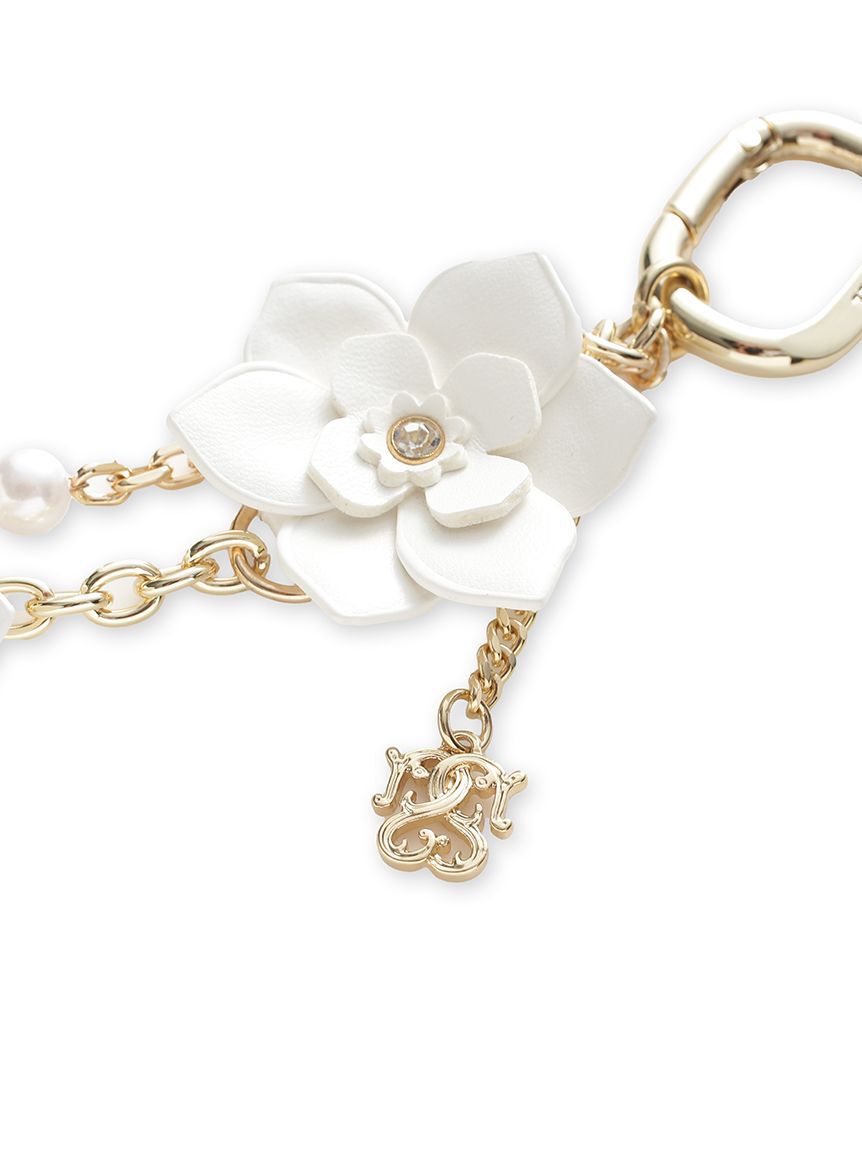 SNIDEL「フラワーブルームチャーム」|キーケース|