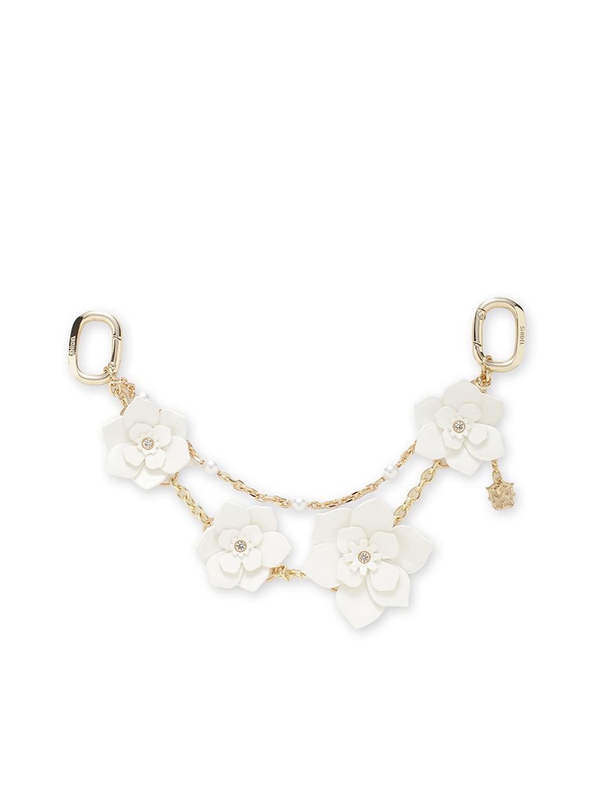 SNIDEL「フラワーブルームチャーム」|キーケース|