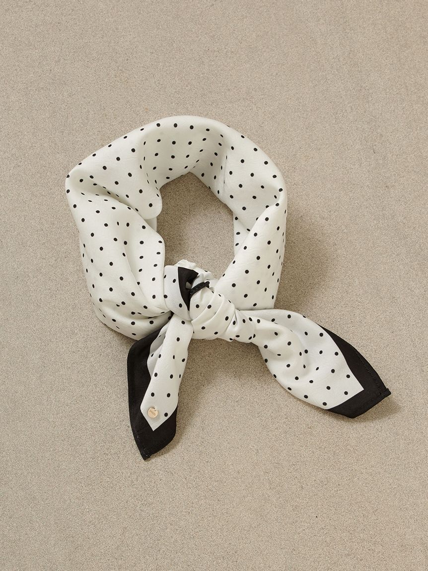 SNIDEL「グレージングフラワーボウタイスカーフ」|バンダナ・スカーフ|DOT