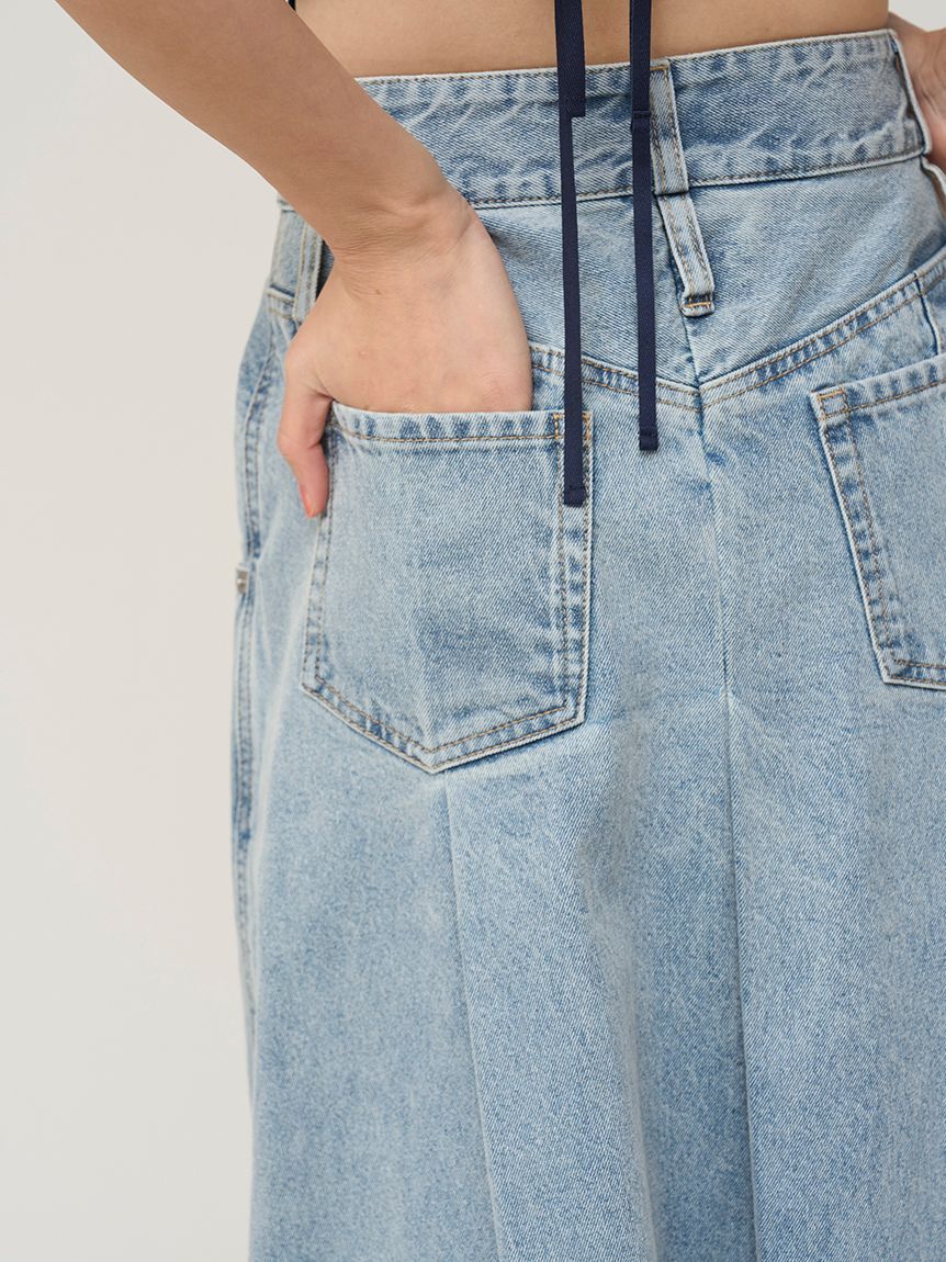 SNIDEL「ロングデニムスカート」|スカート|