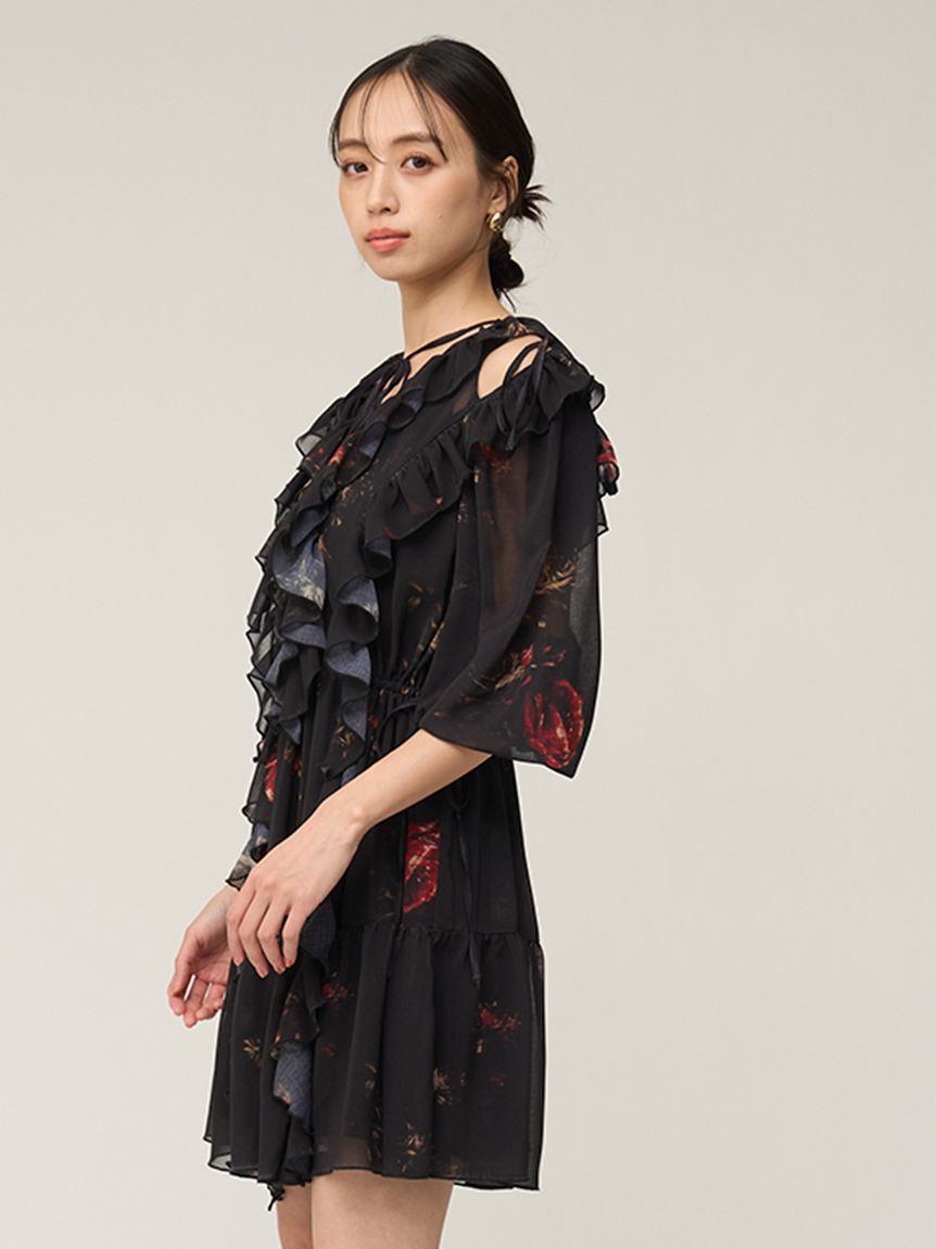 SNIDEL「フリルチュニック」|チュニック|