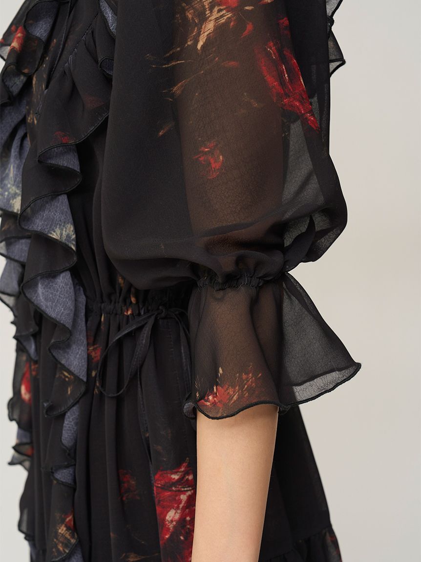 SNIDEL「フリルチュニック」|チュニック|