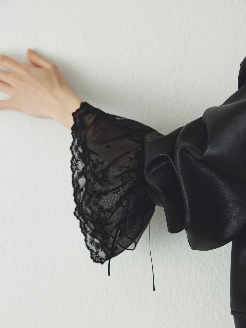 FRAY I.D「ラッフルデザインチュールエンブロイダリーブラウス」|シャツ・ブラウス|