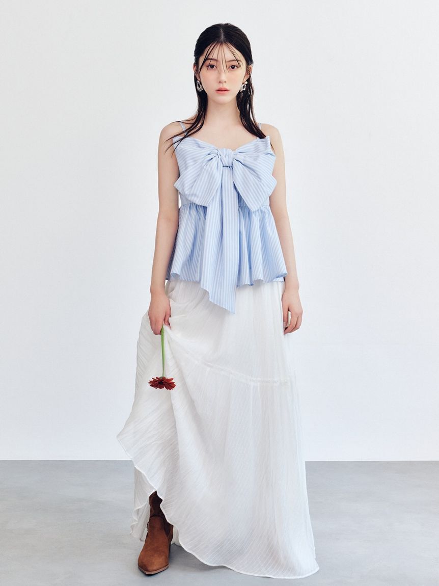 FRAY I.D「セミシアーティアードスカート」|スカート|