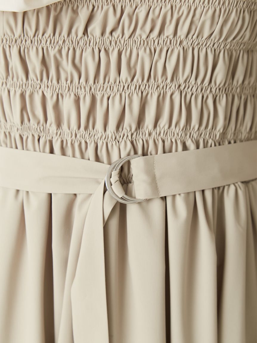 FRAY I.D「バルーンフリルシャーリングワンピース」|ワンピース|