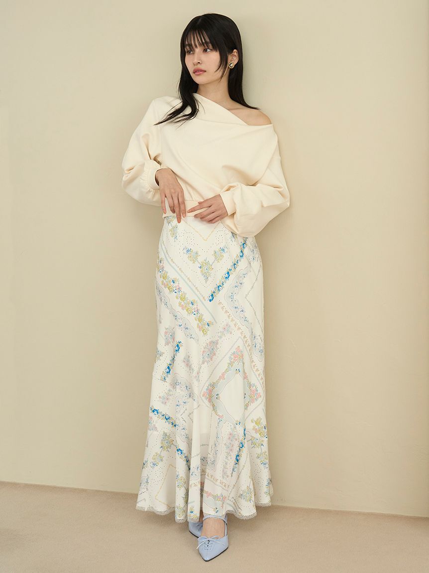 LILY BROWN「レースアップスリングバッグパンプス」|パンプス|