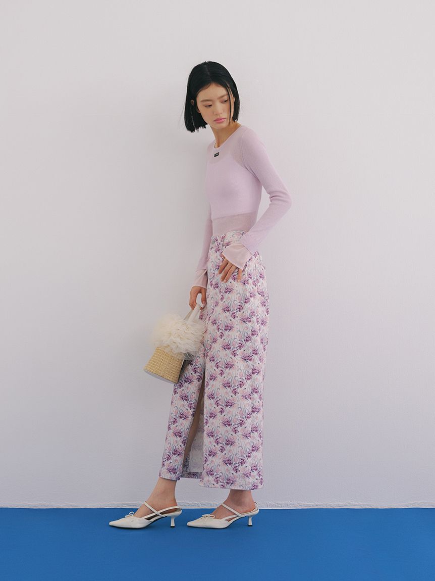 LILY BROWN「レースアップスリングバッグパンプス」|パンプス|