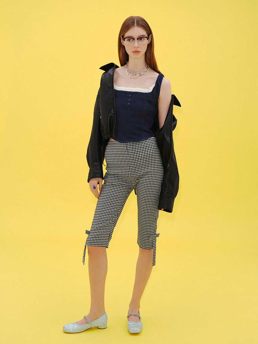 LILY BROWN「[L.B CANDY STOCK]スクエアバレエシューズ」|スリッポン|