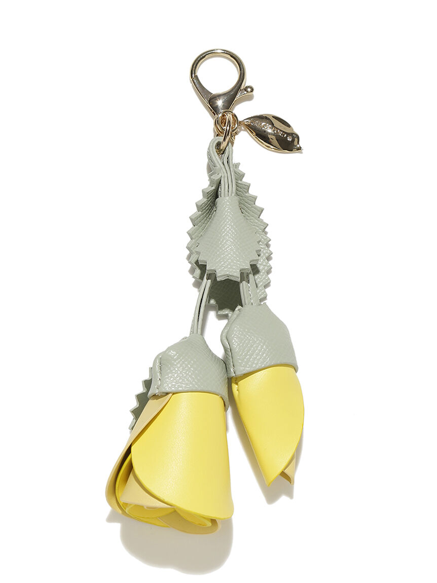 CELFORD「【CELFORD&times;P.J. REDOUTEコラボ】 Rosaチャーム」|キーケース|YEL