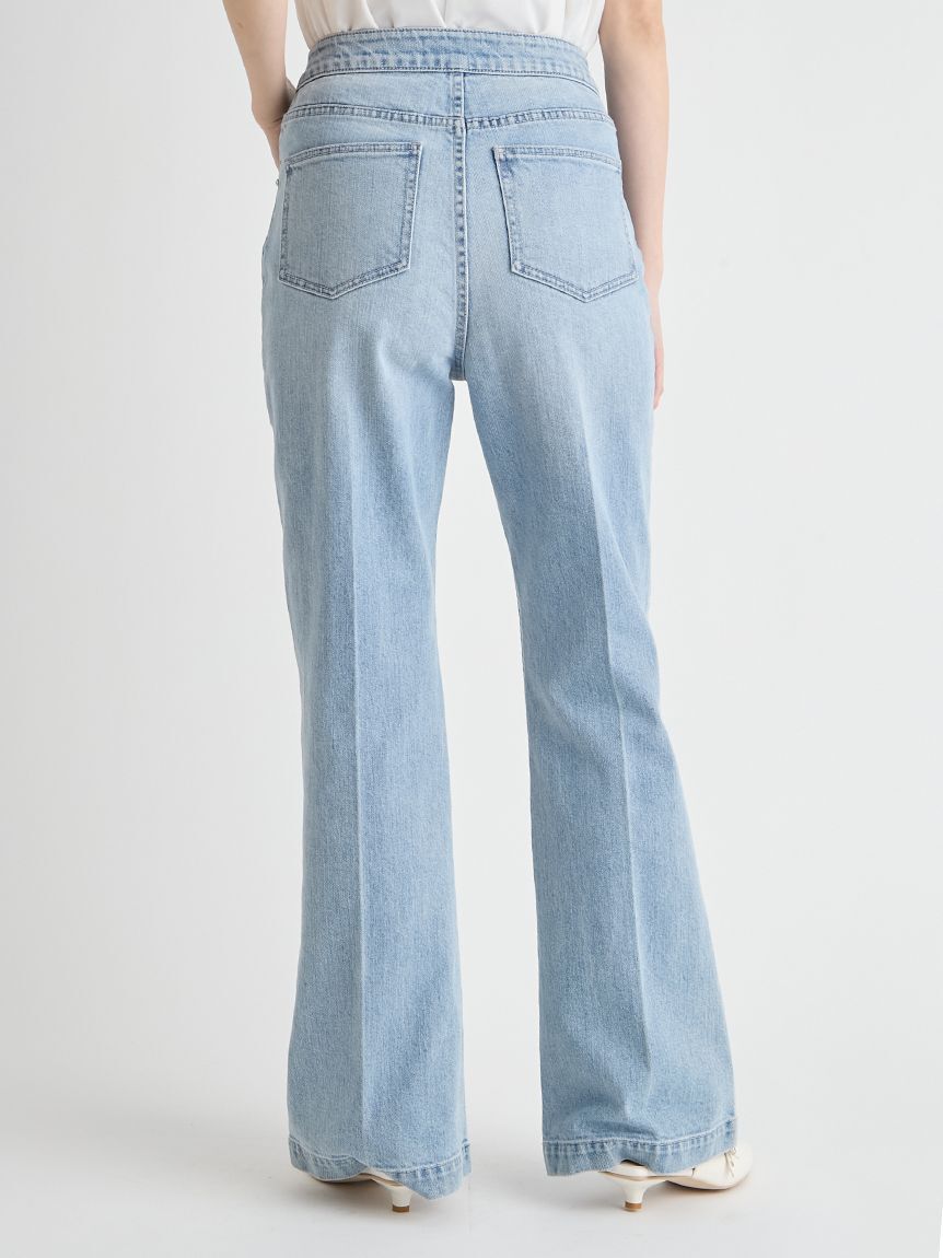 CELFORD「ハイウエストフレアデニムパンツ」|デニム|