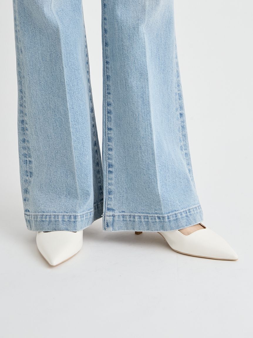 CELFORD「ハイウエストフレアデニムパンツ」|デニム|