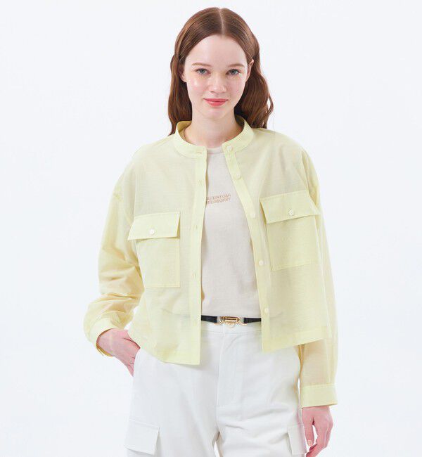MACKINTOSH PHILOSOPHY「シアーシャツブルゾン」|ブルゾン・スタジャン|イエロー