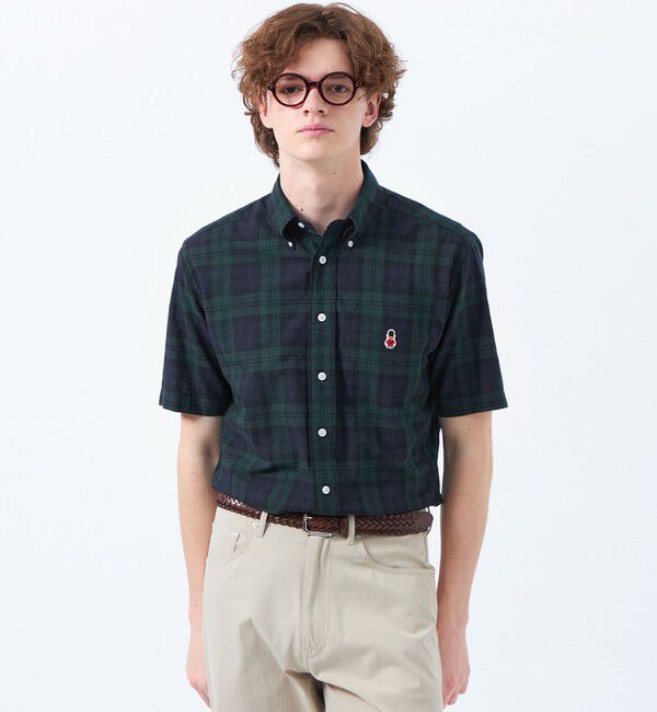 MACKINTOSH PHILOSOPHY「バッキンガムベア 半袖ボタンダウンシャツ 柄バリエーション」|シャツ・ブラウス|ブラックウォッチ