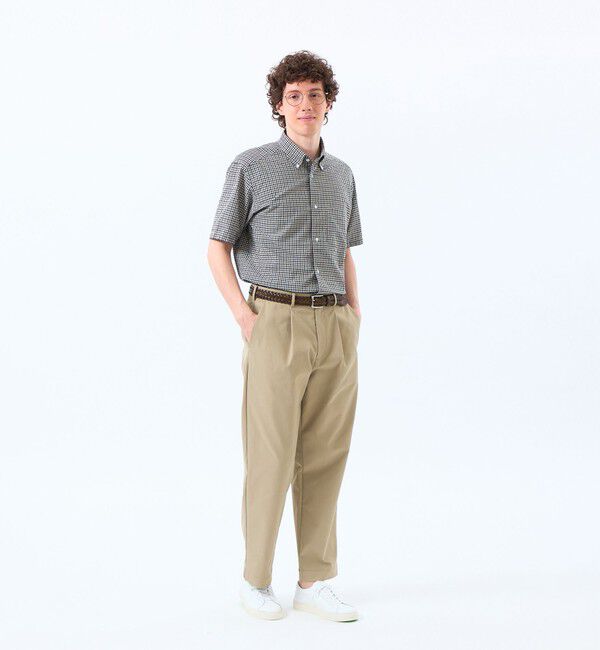 MACKINTOSH PHILOSOPHY「空羽サッカーチェック 半袖ボタンダウンシャツ」|シャツ・ブラウス|