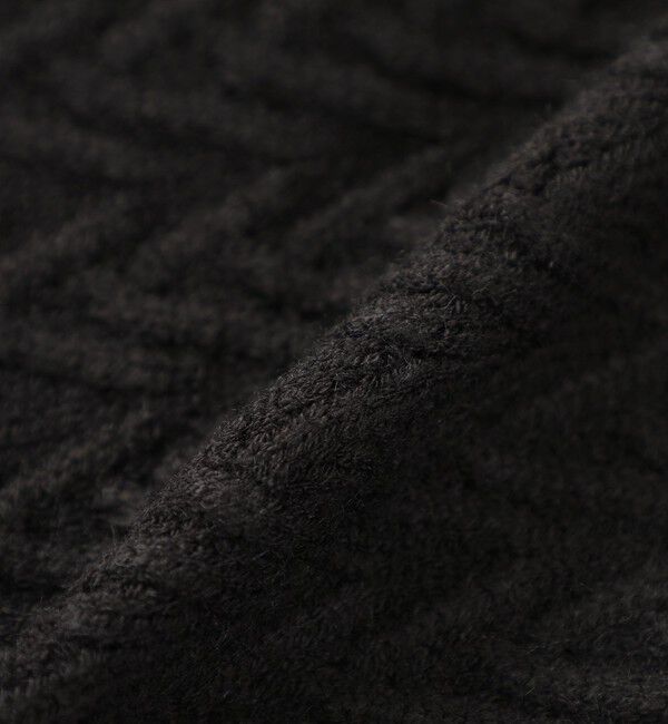  「シャツコンビクロップドジップニット」|ニット・セーター|