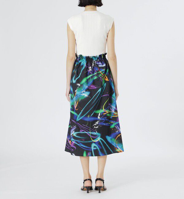  「【KANAKO SASAKI】コラボレーション ニットコンビネオンカラードレス」|ワンピース|