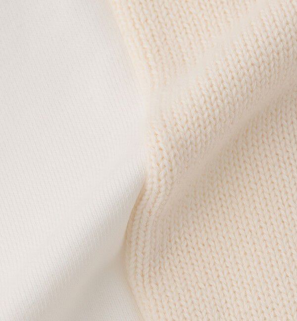  「スウェットコンビプルオーバー」|Tシャツ・カットソー|