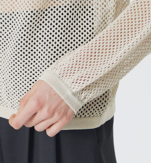  「メッシュニットプルオーバー」|ニット・セーター|