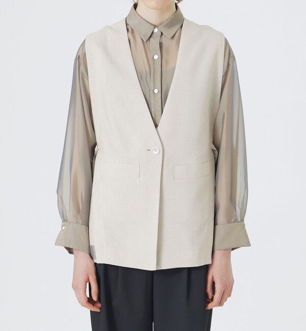  「ノーカラージレ」|ベスト・ジレ|