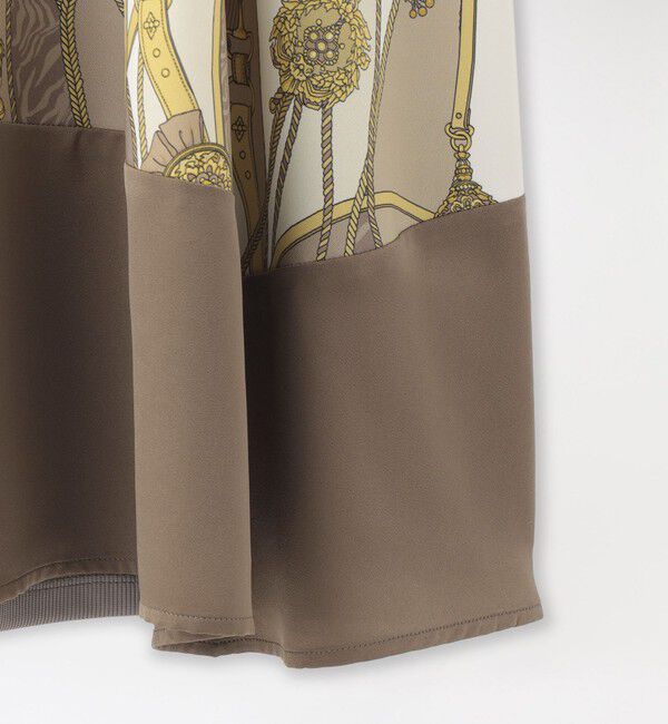  「スカーフサイドブロッキングワンピース」|ワンピース|