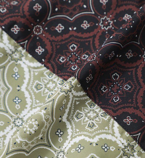  「クレイジーパターンオーナメントプリントショートスリーブシャツ」|シャツ・ブラウス|