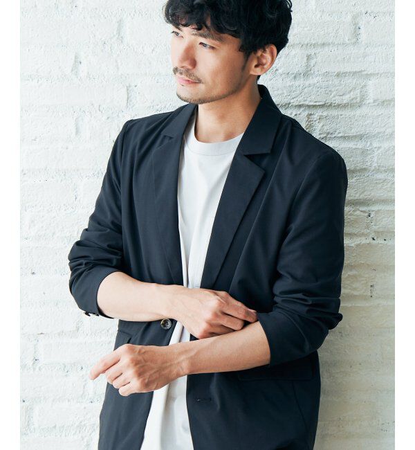IKKA LOUNGE「Reflax ストレッチテーラードジャケット」|テーラードジャケット|
