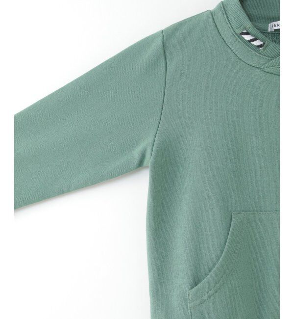 ikka kids「【キッズ】チビハイネック袖ロゴトレーナー（100~160cm）」|Tシャツ・カットソー|