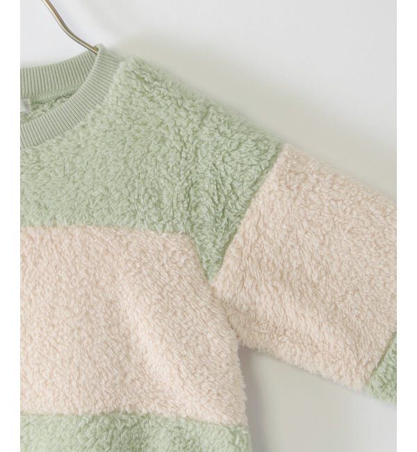 ikka kids「フェイクファー切り替えプルオーバー（120~160cm）」|Tシャツ・カットソー|