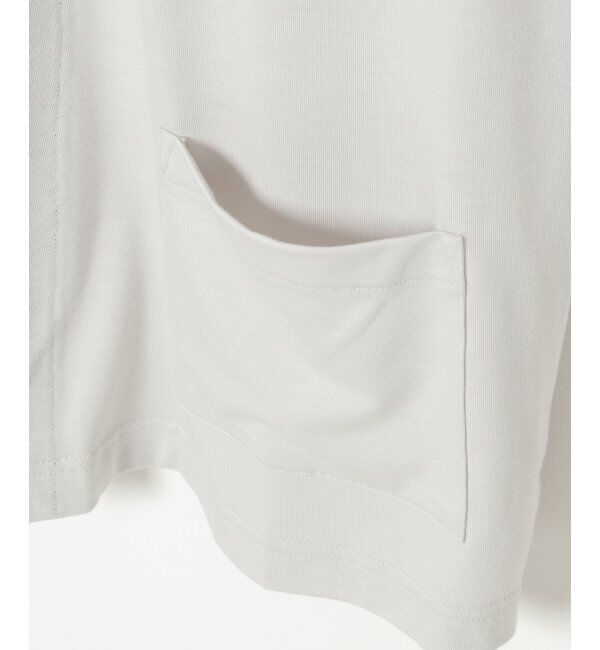 ikka「7分バイカラーボタンレスカーディガン」|カーディガン|