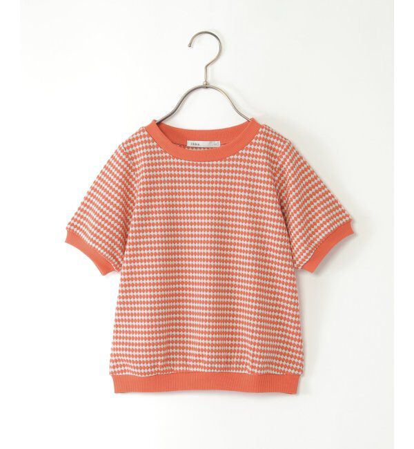 ikka kids「【親子おそろい】ハニカムジャガードプルオーバー（120~160cm）」|Tシャツ・カットソー|