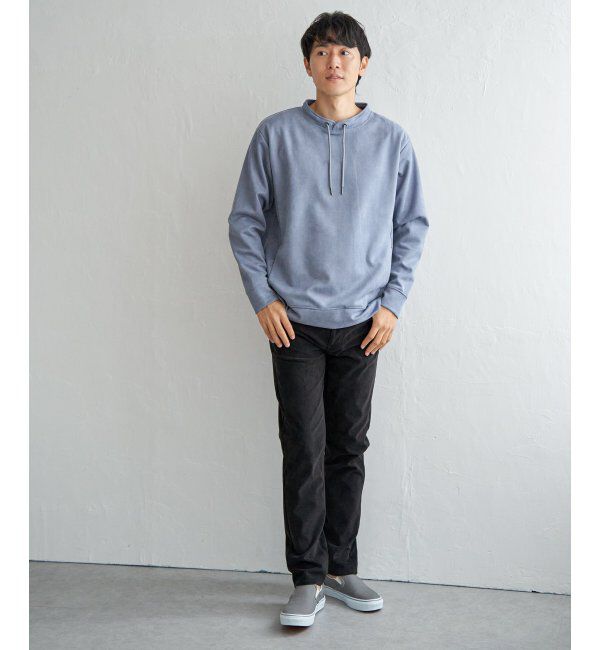 ikka「【抗菌防臭／吸水速乾】GOKU楽スエードルーイカラー」|パーカー|