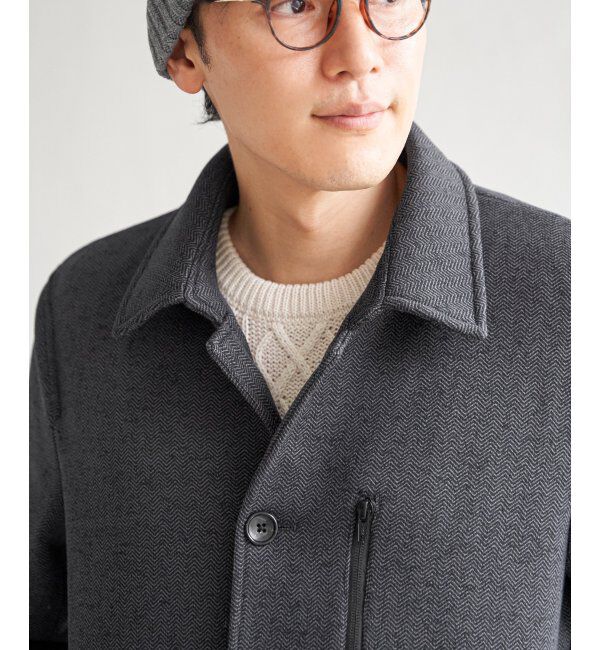 IKKA LOUNGE「ウールライクニットステンカラーコート」|その他|