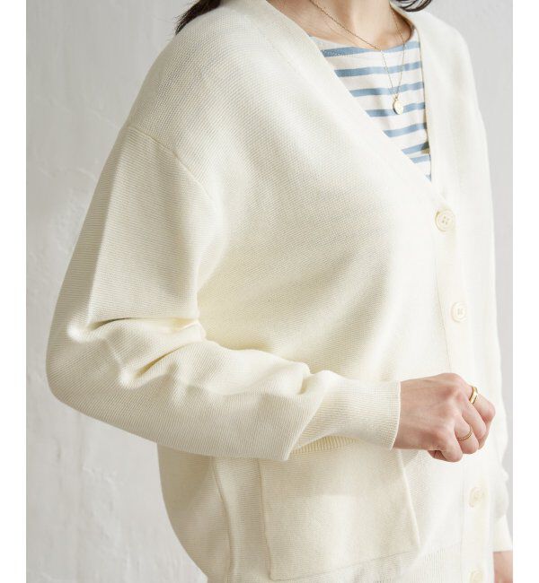 ikka「【洗濯機で洗える】GOKU楽ニットカーディガン」|その他|