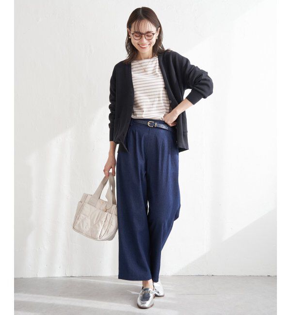 ikka「【洗濯機で洗える】GOKU楽ニットカーディガン」|その他|