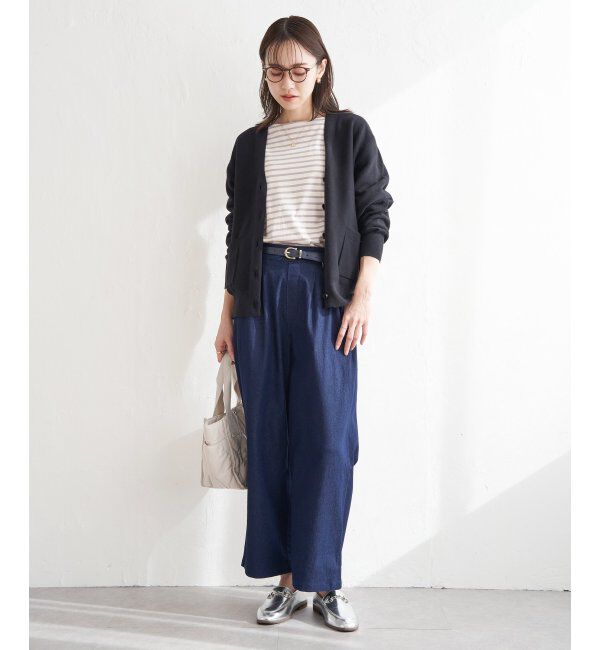 ikka「【洗濯機で洗える】GOKU楽ニットカーディガン」|その他|